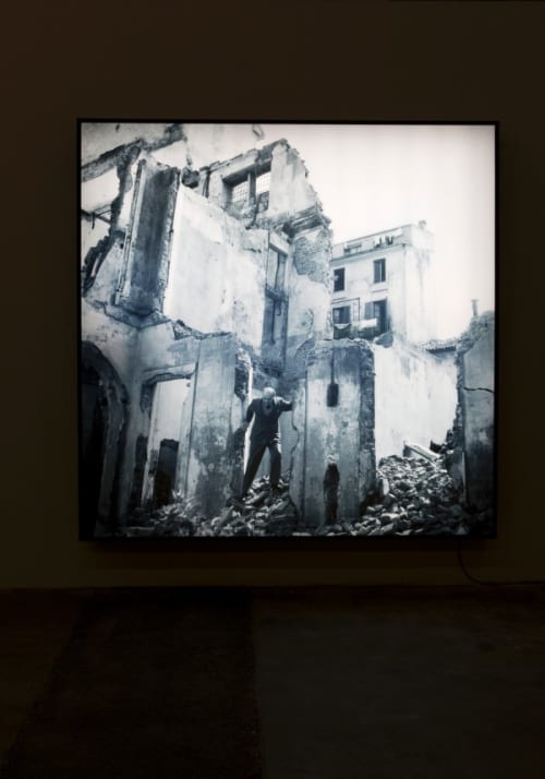 Milan, 1946: Lucio Fontana visits his studio on his return from Argentina